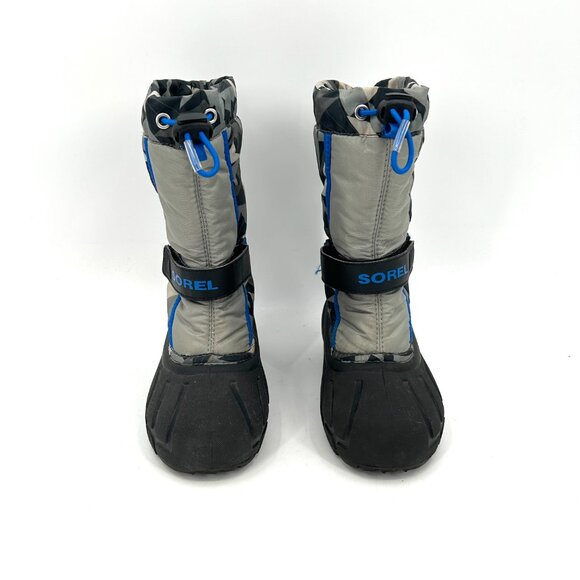 Sorel Kids Snow Boots - Black and Blue - Picture 3 of 10